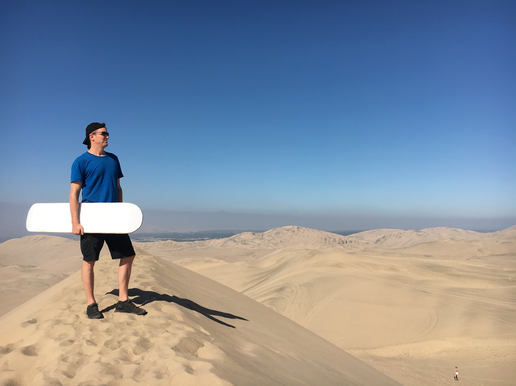 Matt Bowles in Huacachina