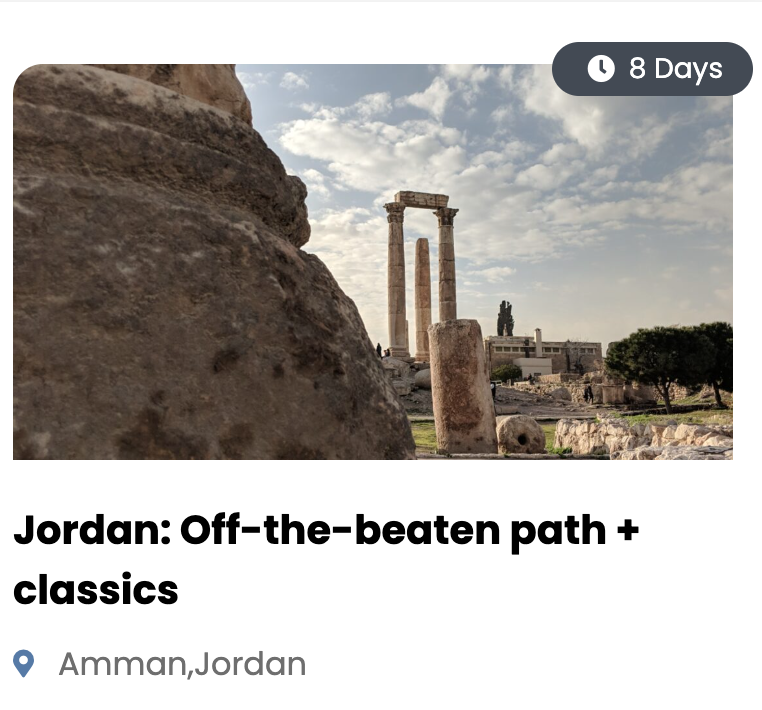 Jordan with Hybrid Tours