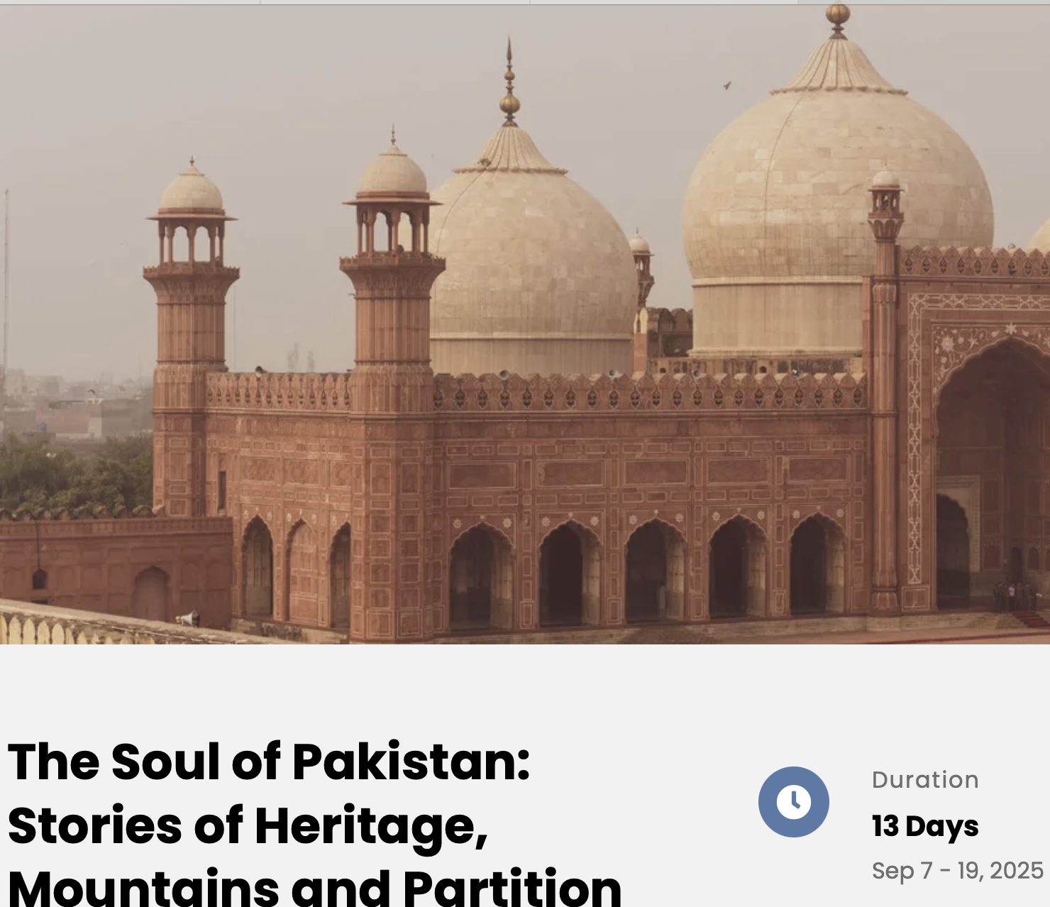 The Hybrid Tours Pakistan Trip